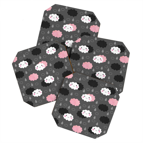 Elisabeth Fredriksson Happy Clouds Coaster Set