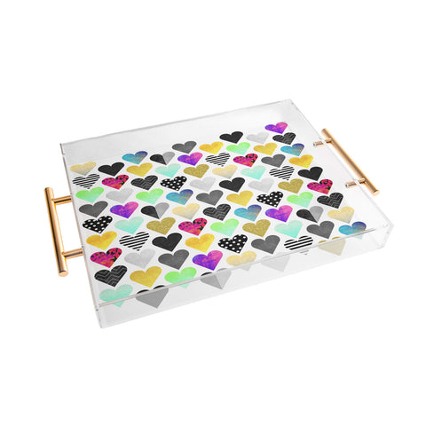 Elisabeth Fredriksson Happy Hearts Acrylic Tray