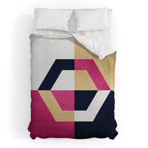 Elisabeth Fredriksson Hexagon Duvet Cover