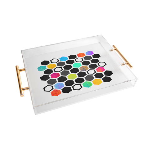 Elisabeth Fredriksson Hexagons Acrylic Tray