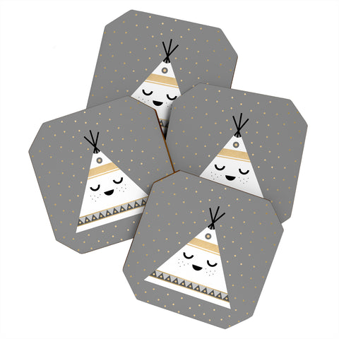 Elisabeth Fredriksson Little Tipi Coaster Set