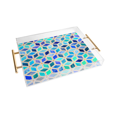 Elisabeth Fredriksson Magic Blue Acrylic Tray