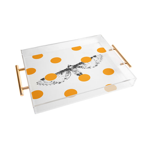 Elisabeth Fredriksson Moth Acrylic Tray