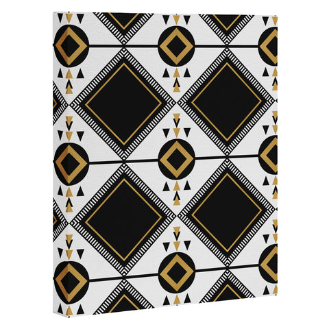 Elisabeth Fredriksson North Black Art Canvas