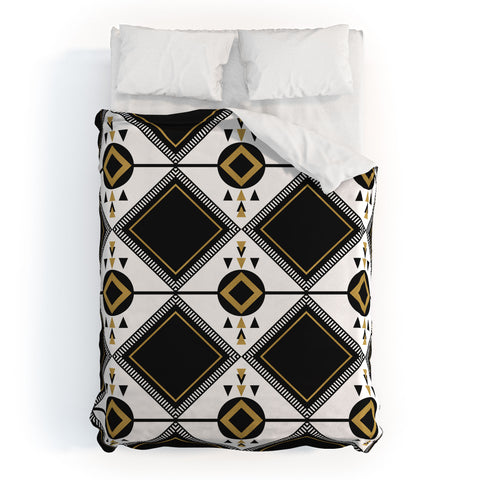 Elisabeth Fredriksson North Black Duvet Cover