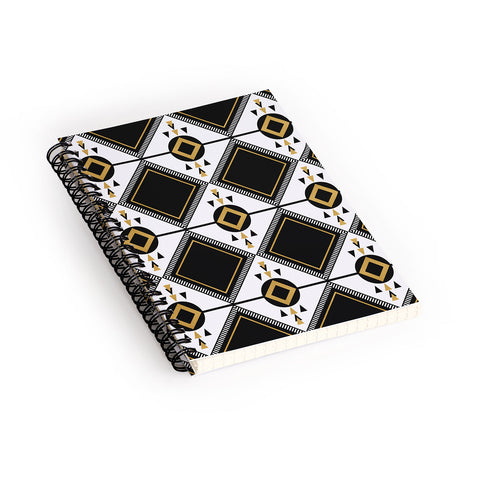 Elisabeth Fredriksson North Black Spiral Notebook