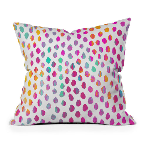 Elisabeth Fredriksson Paradise Dots Outdoor Throw Pillow