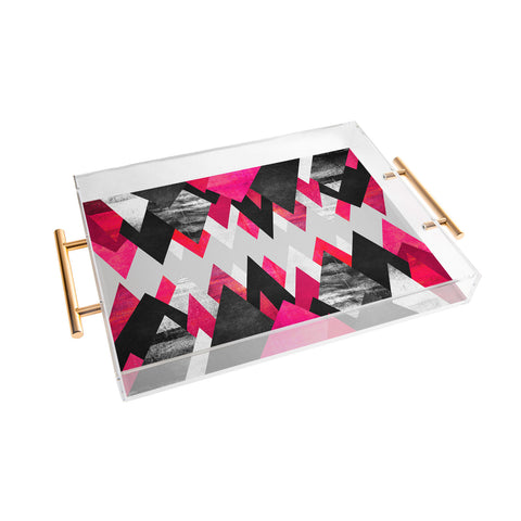Elisabeth Fredriksson Pink Peaks Acrylic Tray