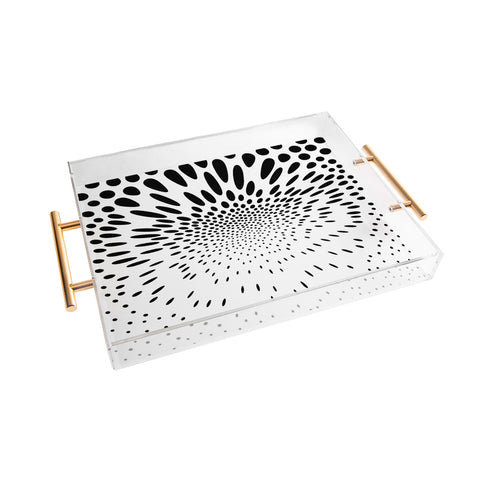 Elisabeth Fredriksson Polka Dot Spin Acrylic Tray