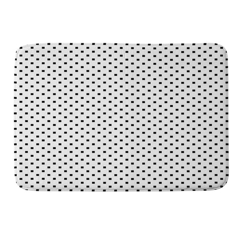 Elisabeth Fredriksson Polka Squares Memory Foam Bath Mat