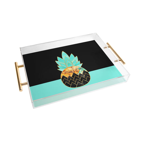 Elisabeth Fredriksson Precious Pineapple 1 Acrylic Tray
