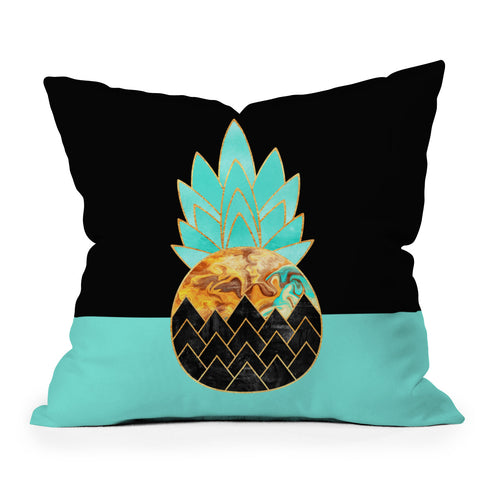 Elisabeth Fredriksson Precious Pineapple 1 Outdoor Throw Pillow