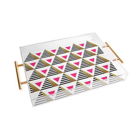 Elisabeth Fredriksson Pyramids Acrylic Tray