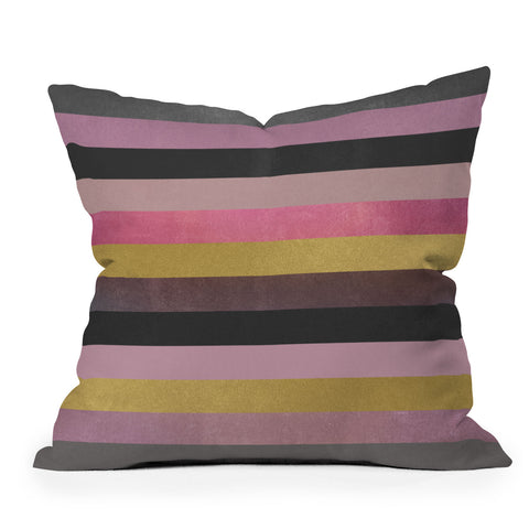 Elisabeth Fredriksson Soft Pink Outdoor Throw Pillow