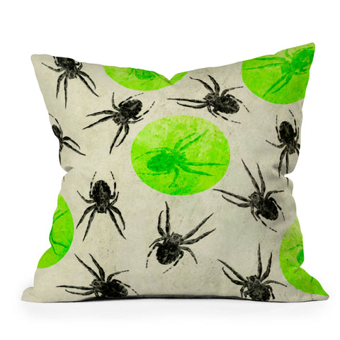 Elisabeth Fredriksson Spiders II Outdoor Throw Pillow