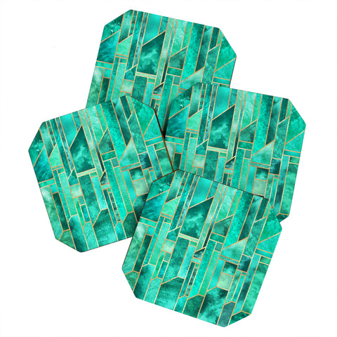 Elisabeth Fredriksson Turquoise Skies Coaster Set