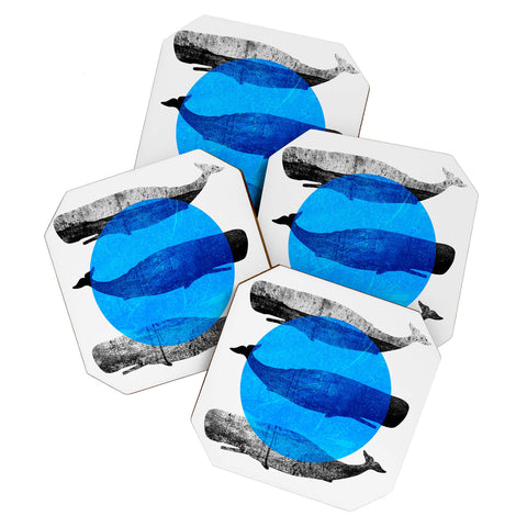 Elisabeth Fredriksson Whales Coaster Set