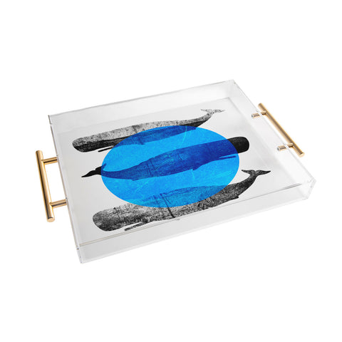 Elisabeth Fredriksson Whales Acrylic Tray
