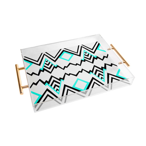 Elisabeth Fredriksson Wicked Valley Pattern 1 Acrylic Tray