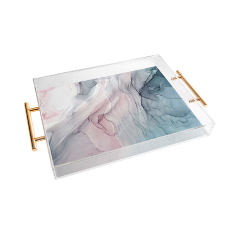 Elizabeth Karlson Calming Pastel Flow Acrylic Tray