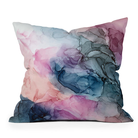 Elizabeth Karlson Heavenly Pastels Abstract 1 Outdoor Throw Pillow