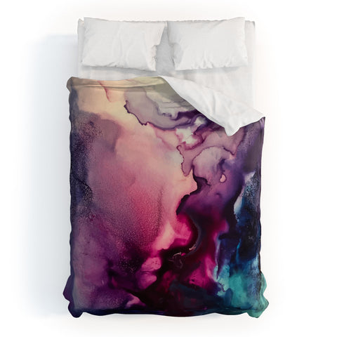 Elizabeth Karlson Mission Fusion Abstract Duvet Cover
