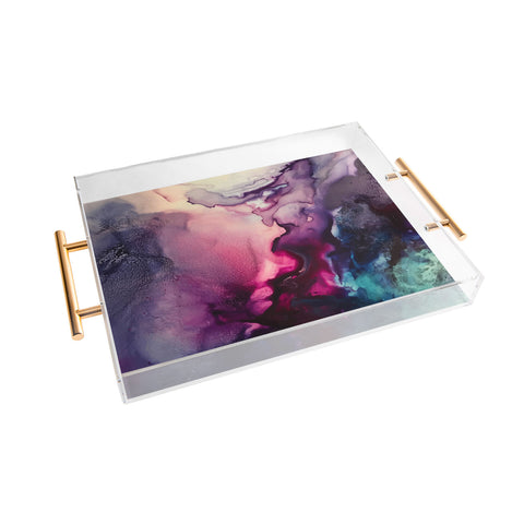 Elizabeth Karlson Mission Fusion Abstract Acrylic Tray