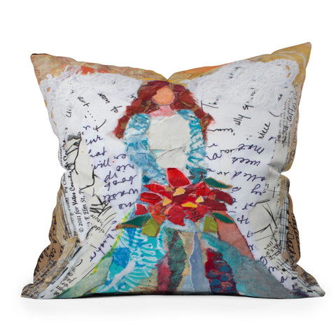 Elizabeth St Hilaire Angel 2 Outdoor Throw Pillow