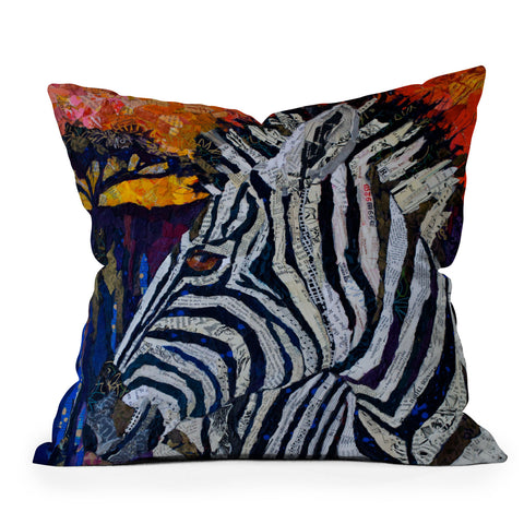 Elizabeth St Hilaire Seeing Stripes 2 Outdoor Throw Pillow