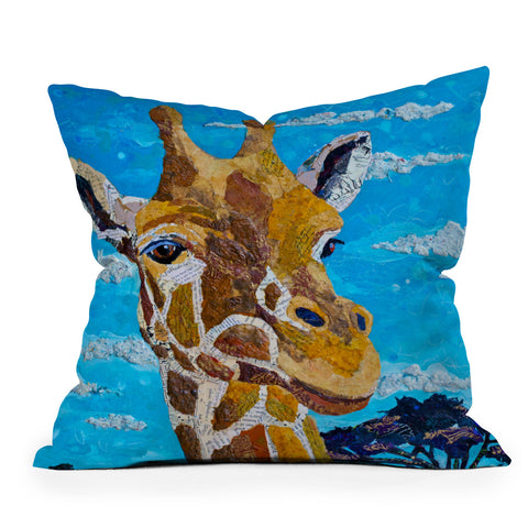 Elizabeth St Hilaire Tall As Treetops Outdoor Throw Pillow