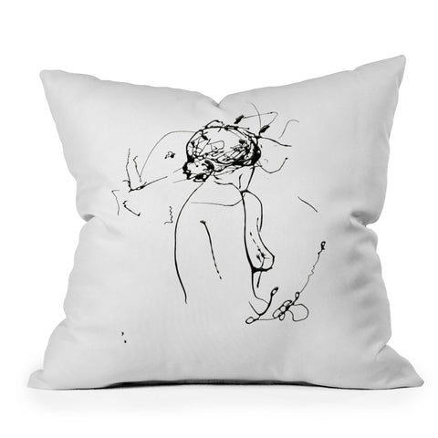 Elodie Bachelier Tiny Light Outdoor Throw Pillow