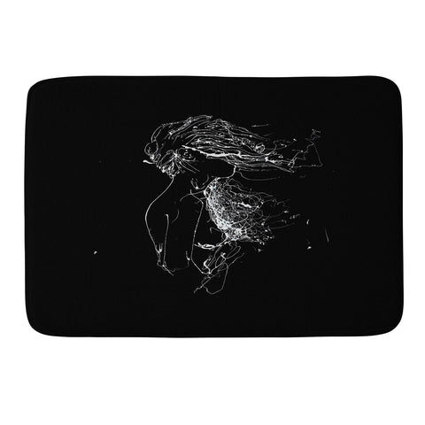 Elodie Bachelier Val by night Memory Foam Bath Mat