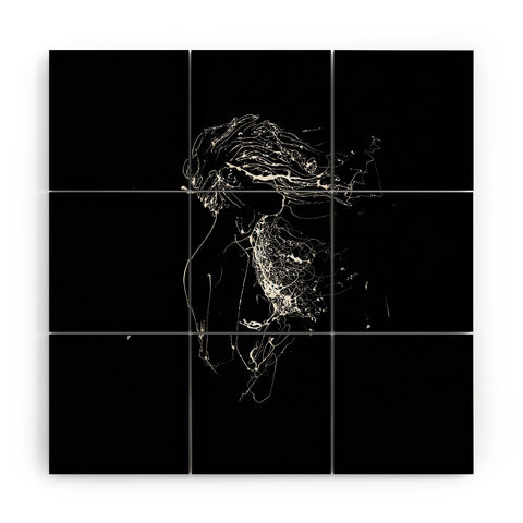 Elodie Bachelier Val by night Wood Wall Mural