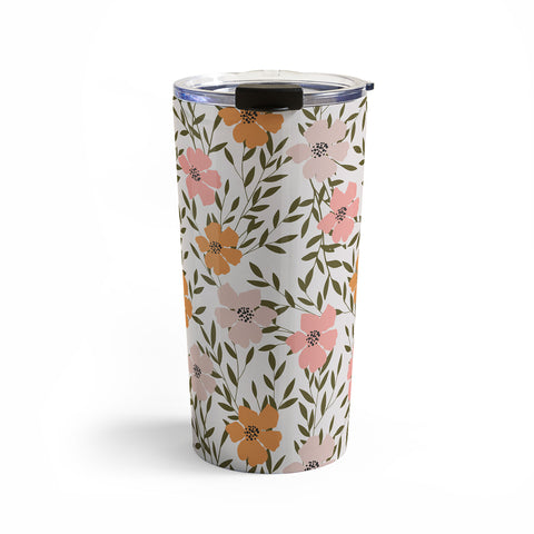 Emanuela Carratoni 70s Floral Theme Travel Mug