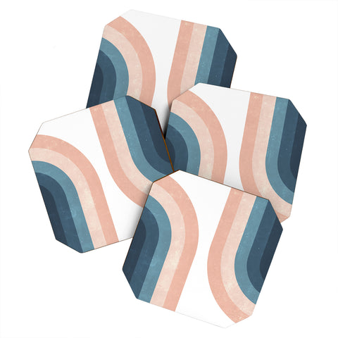 Emanuela Carratoni 70s Rainbow Coaster Set