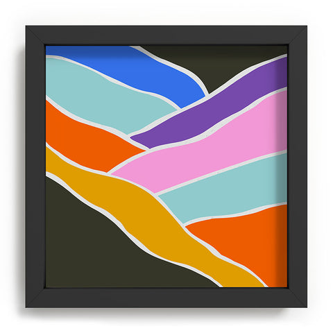 Emanuela Carratoni Abstract Bold Landscape Recessed Framing Square
