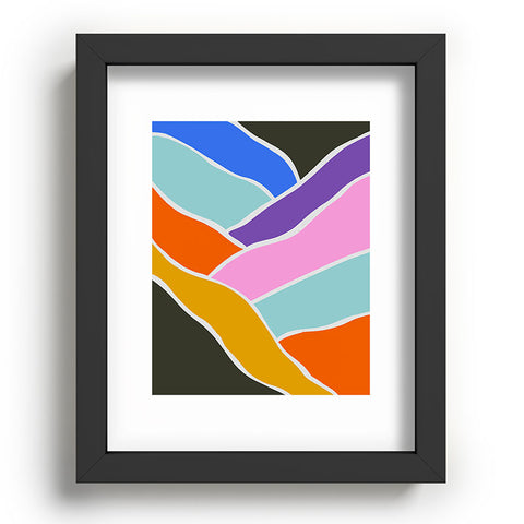 Emanuela Carratoni Abstract Bold Landscape Recessed Framing Rectangle