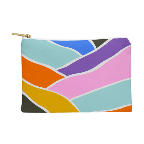 Emanuela Carratoni Abstract Bold Landscape Pouch