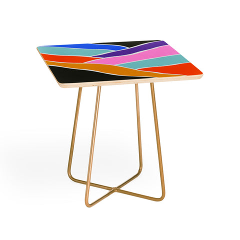Emanuela Carratoni Abstract Bold Landscape Side Table