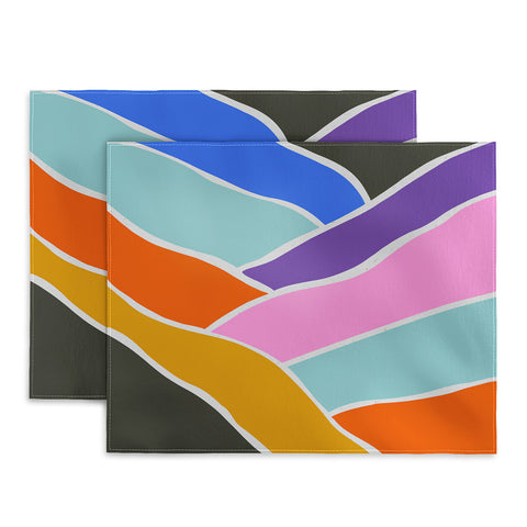 Emanuela Carratoni Abstract Bold Landscape Placemat
