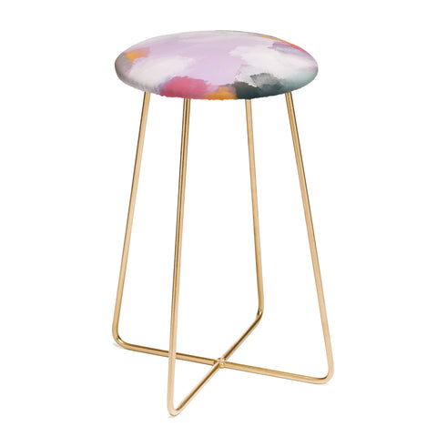 Emanuela Carratoni Abstract Colors 1 Counter Stool