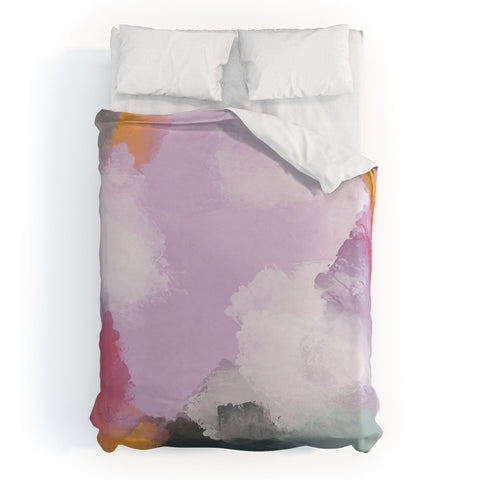 Emanuela Carratoni Abstract Colors 1 Duvet Cover