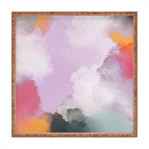 Emanuela Carratoni Abstract Colors 1 Square Tray