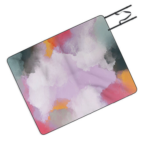 Emanuela Carratoni Abstract Colors 1 Picnic Blanket