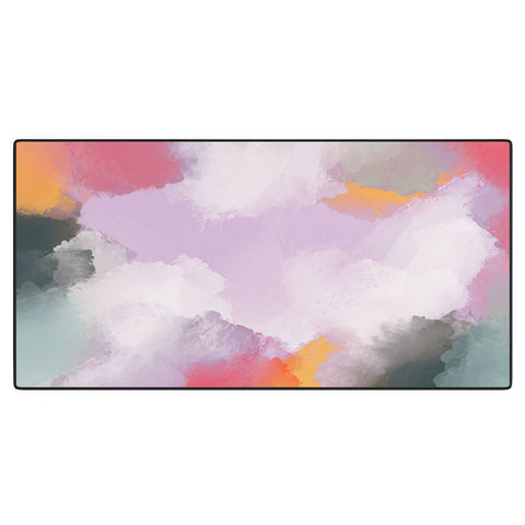 Emanuela Carratoni Abstract Colors 1 Desk Mat