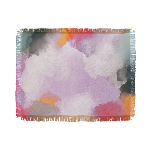 Emanuela Carratoni Abstract Colors 1 Throw Blanket