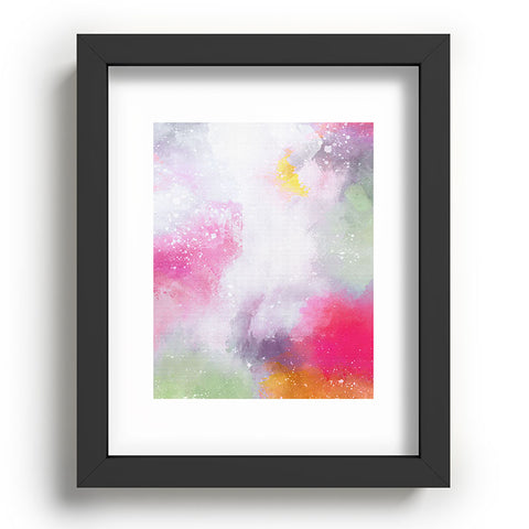 Emanuela Carratoni Abstract Colors 2 Recessed Framing Rectangle
