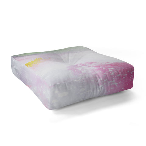 Emanuela Carratoni Abstract Colors 2 Floor Pillow Square
