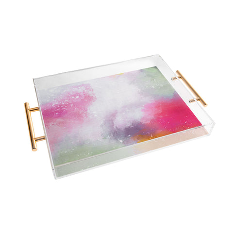 Emanuela Carratoni Abstract Colors 2 Acrylic Tray