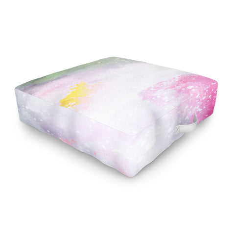 Emanuela Carratoni Abstract Colors 2 Outdoor Floor Cushion